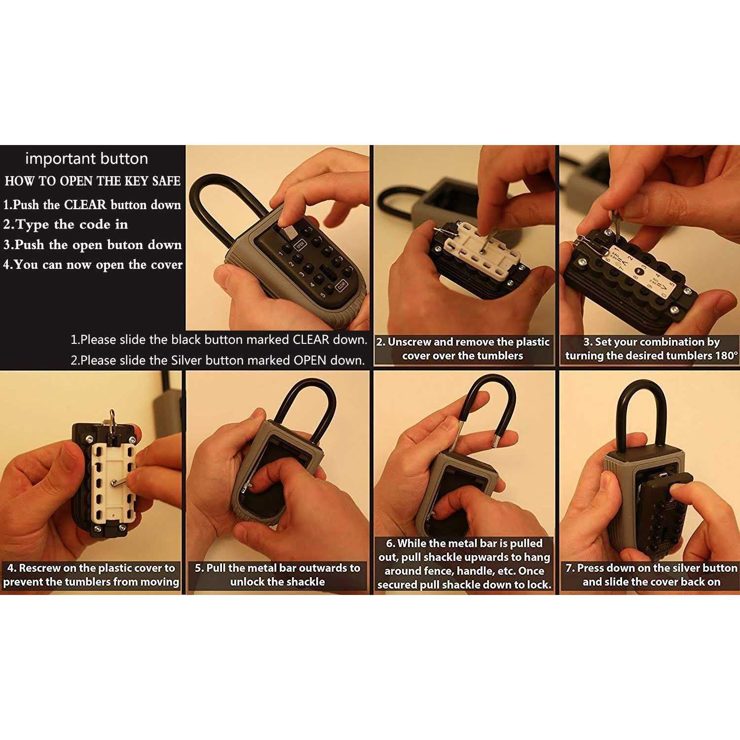 ccyx key lock box,realtor key lock box safe lockbox 10-digit push button combination safe vault - Cheap Fitting