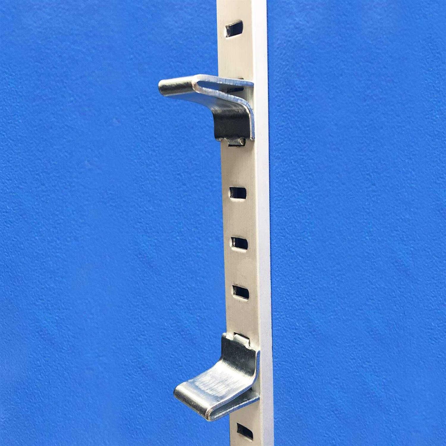 Adjustable Steel Pilaster Shelf Support Clip –40 Pieces - Cheap Fitting