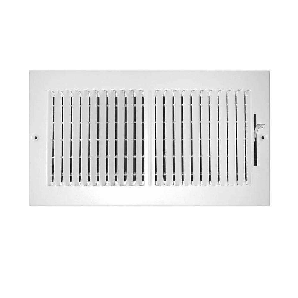 Truaire 6 in. x 4 in. Steel 2 Way Wall/Ceiling Register - Cheap Fitting