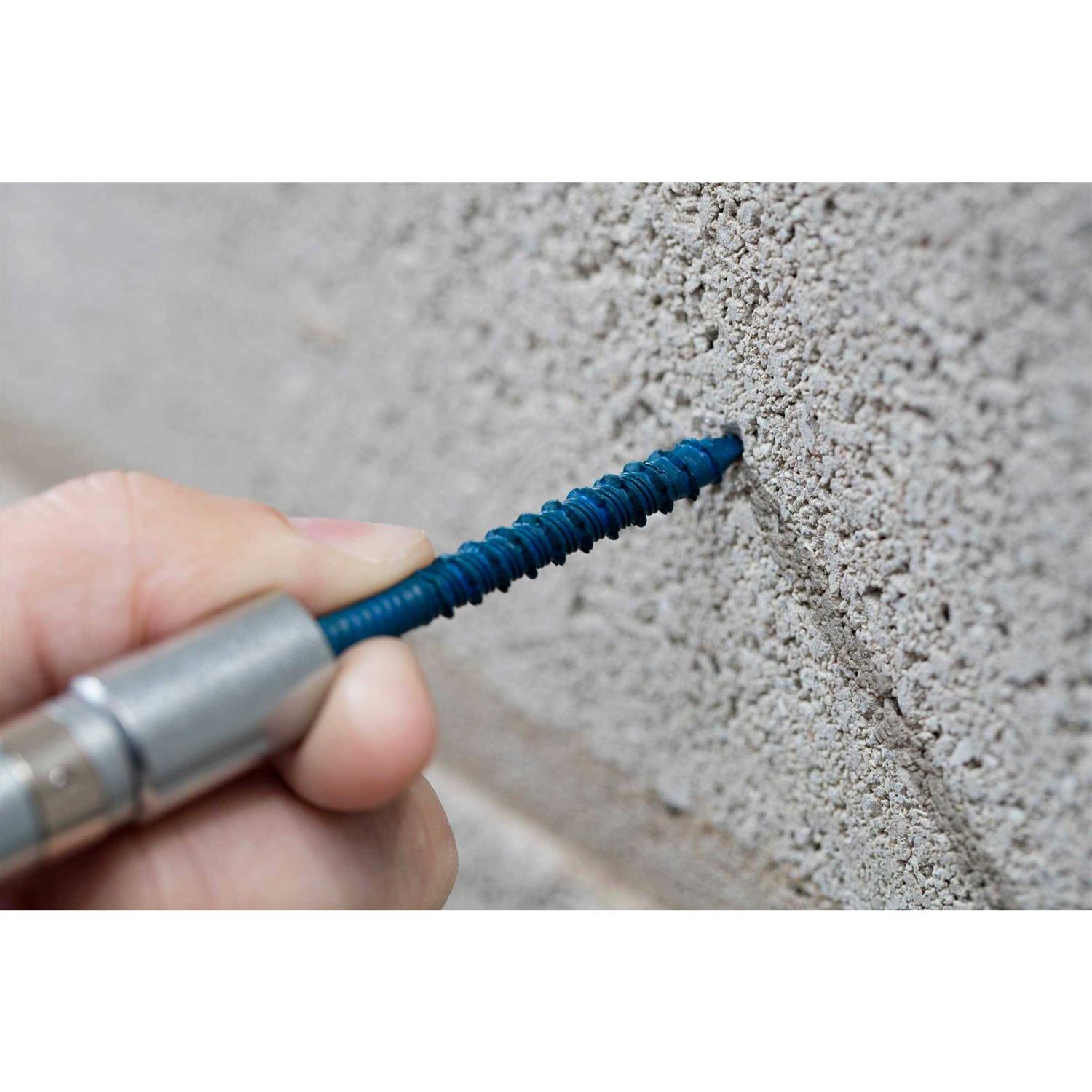 Tapcon 1/4 in. x 5 in. Hex-Washer-Head Concrete Anchors 24400 - Cheap Fitting