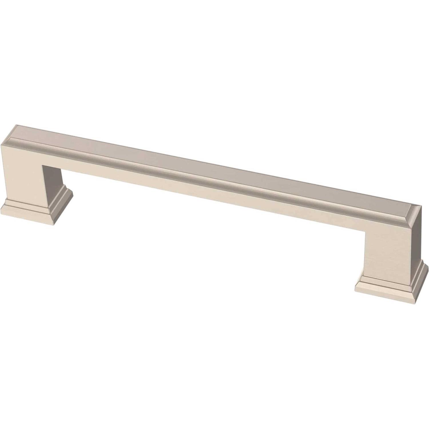 Brainerd Classic Rectangle 5-1/16-in Center to Center Satin Nickel Rectangular Handle Drawer Pulls - Cheap Fitting
