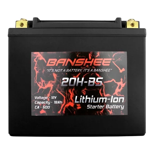 Banshee Lithium Ion 20-BS Battery 500 Cranking Amps 12V - Cheap Fitting