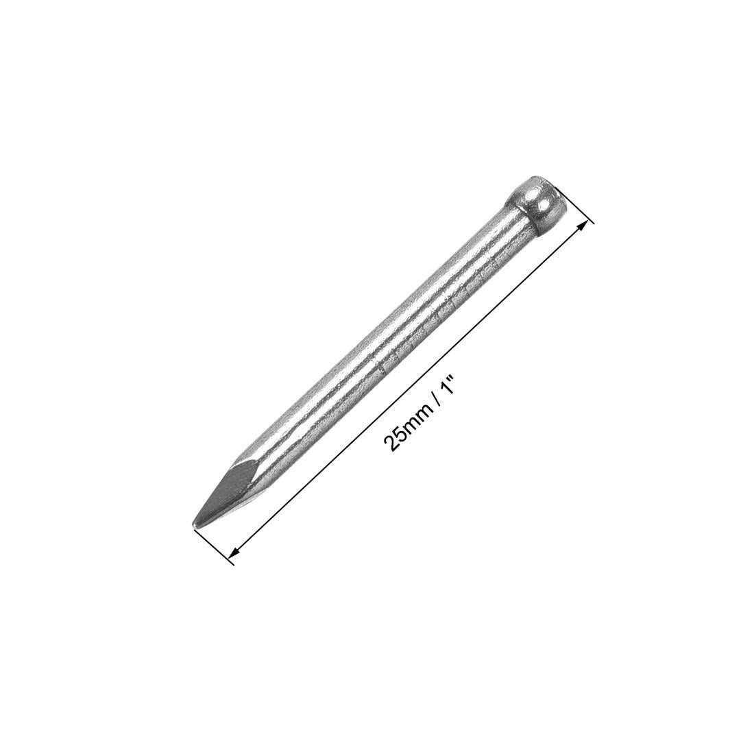 Uxcell Finishing Nails Hand-Drive Hardware Carbon Steel Nail 25mm 1-inches 100pcs - Cheap Fitting