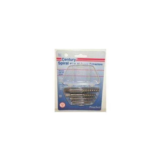 Century Drill 73415 Spiral Screw Extractor Set - Cheap Fitting