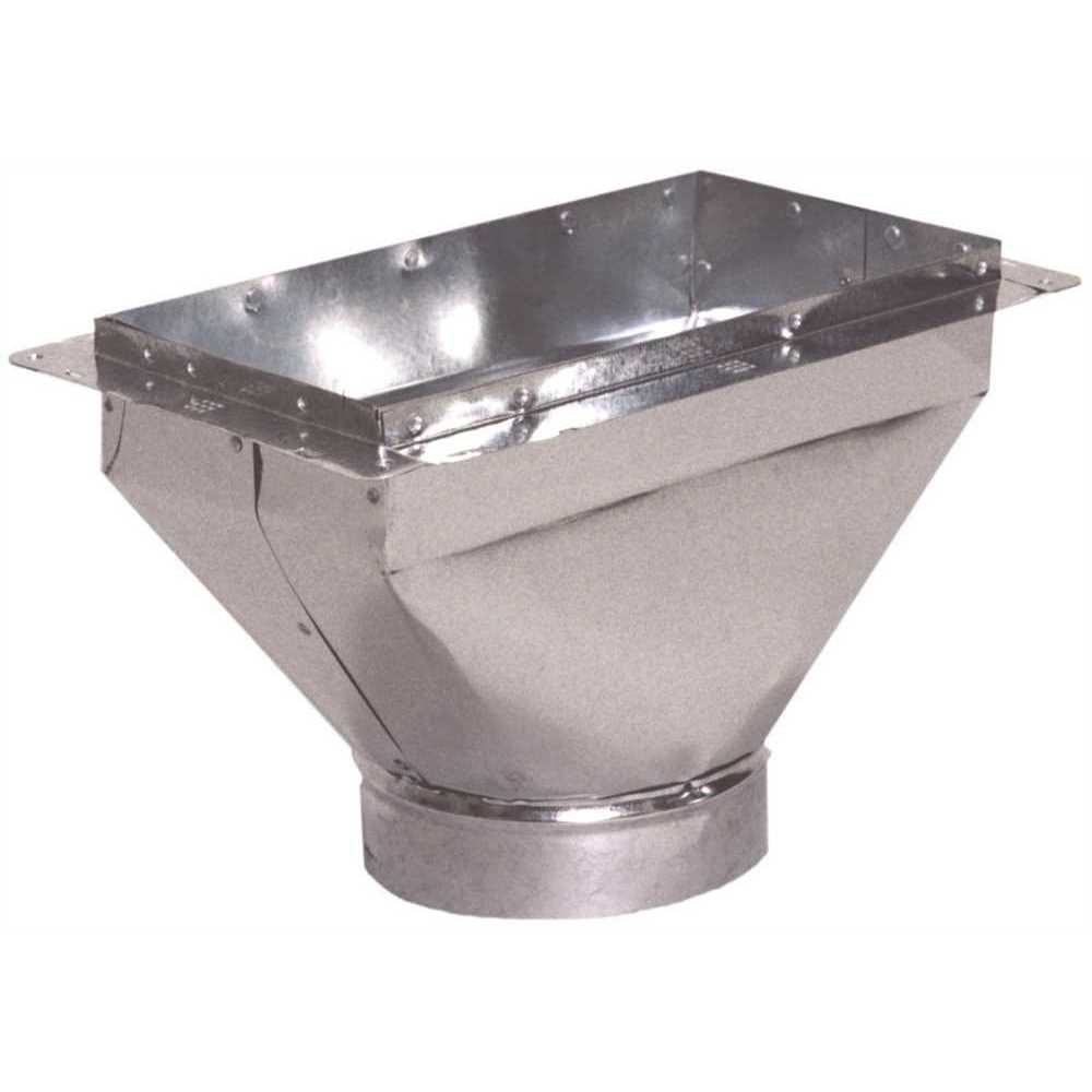 Master Flow 10 in. Register Box with Flange - Cheap Fitting