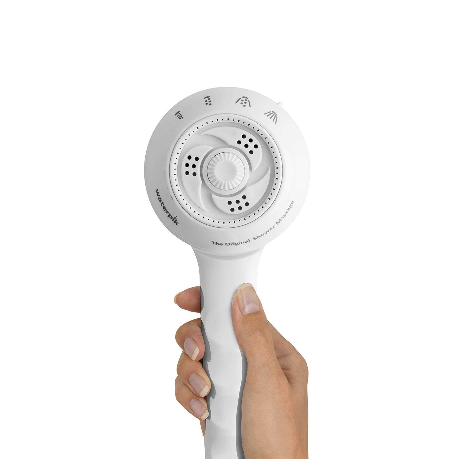 Waterpik Shower Massage Handheld 4-Mode Showerhead - Cheap Fitting