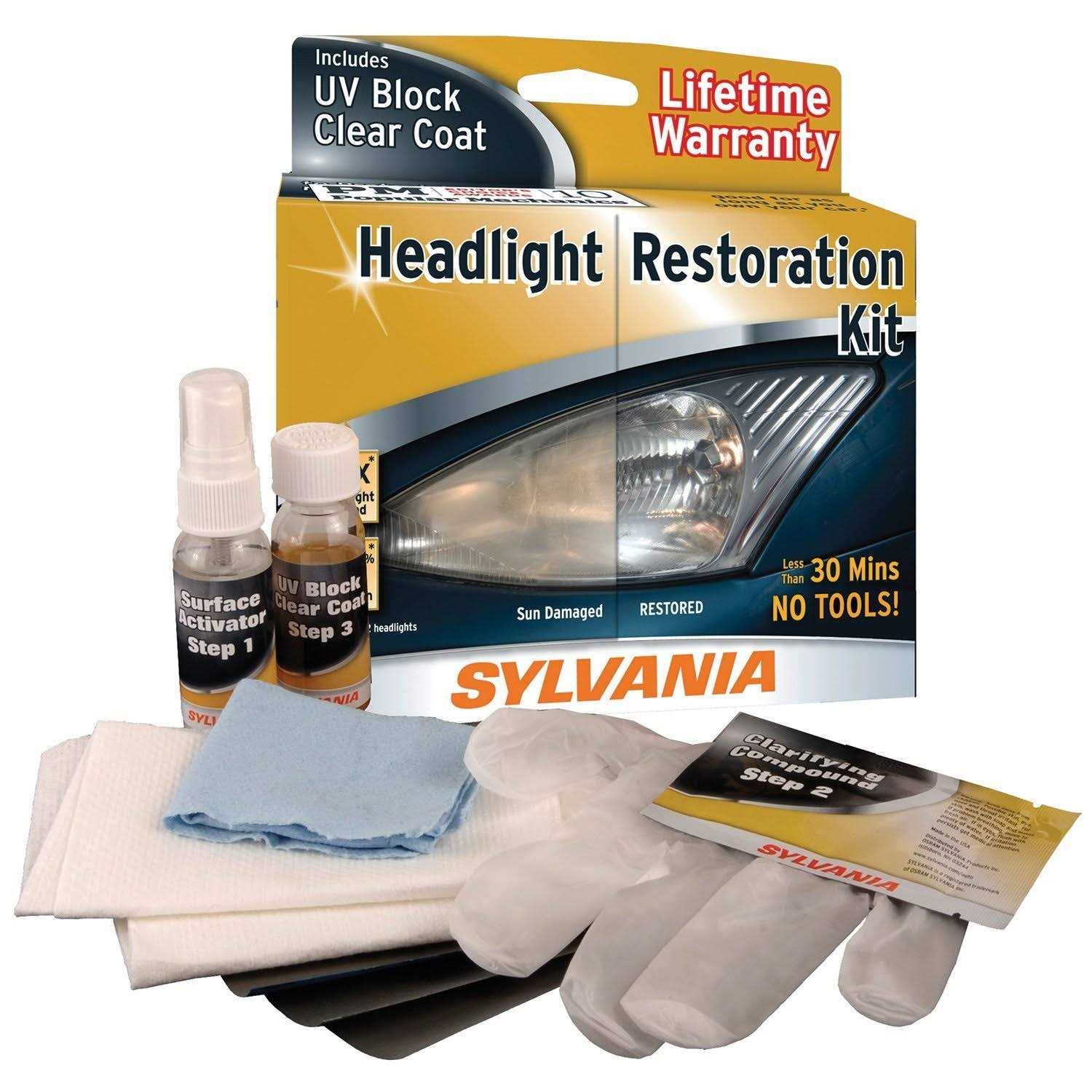 Sylvania Headlight Restoration Kit 38771 - Cheap Fitting