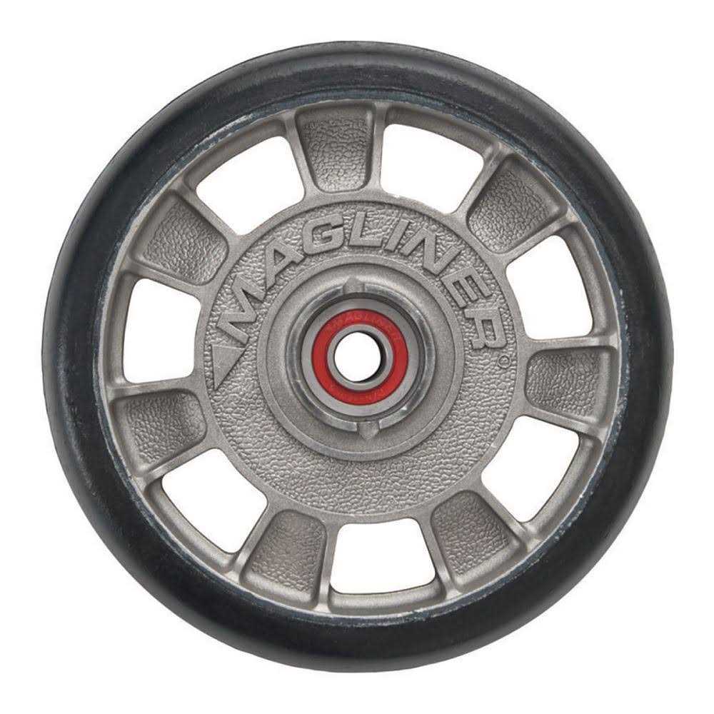 Magliner 8 in. x 1-5/8 in. Hand Truck Wheel Mold-On Rubber with Sealed Semi-Precision Bearings - Cheap Fitting