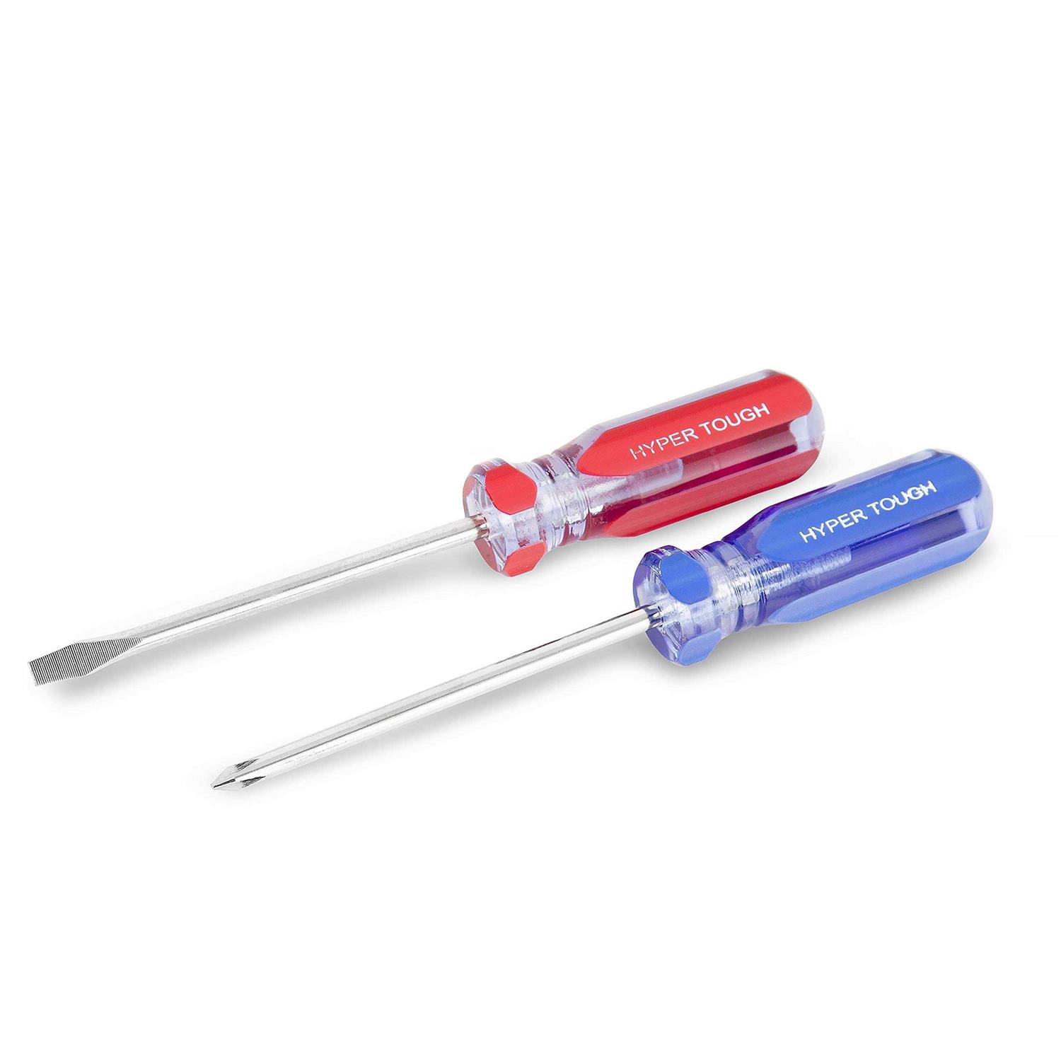 Hyper Tough 2-Piece Acetate Handle Screwdriver Set - Cheap Fitting