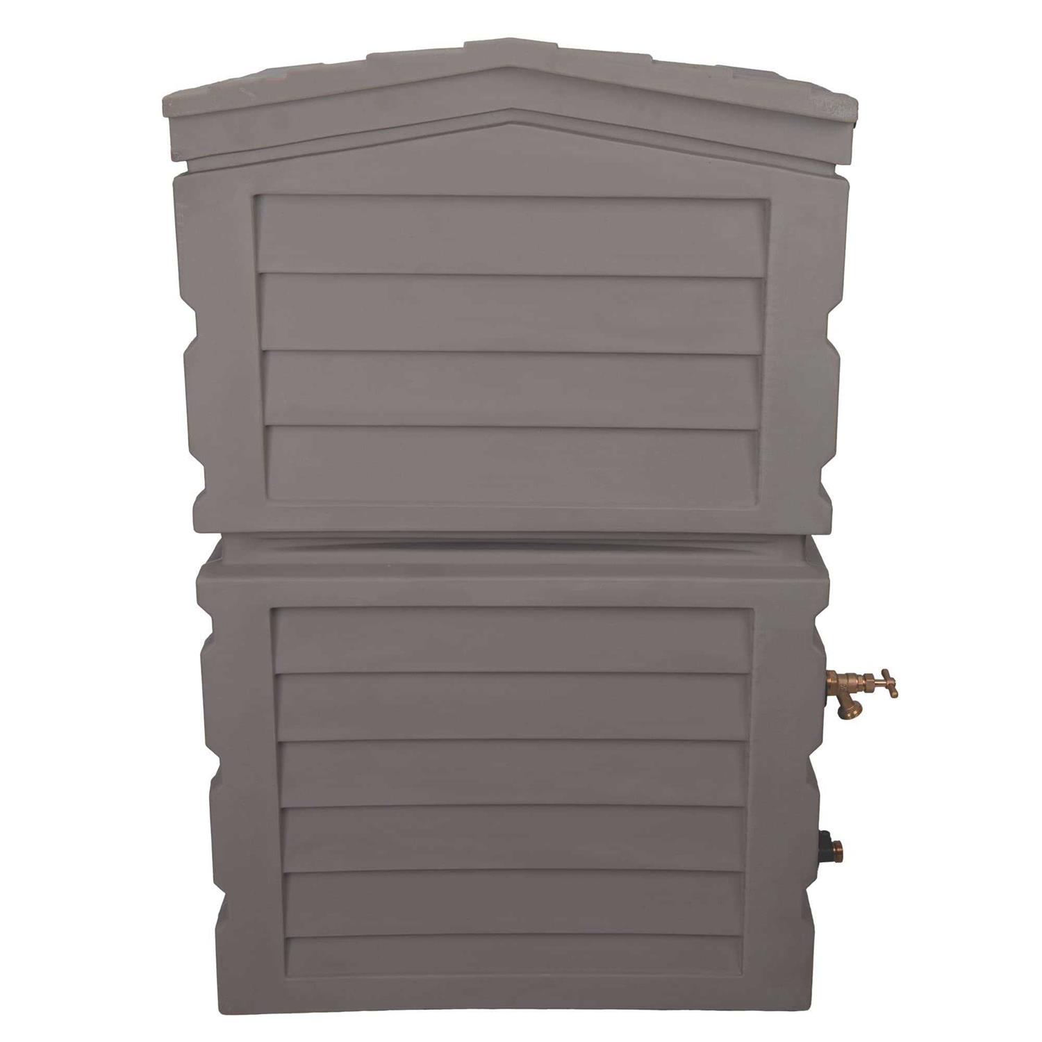 RTS Home Accents Polyethylene 25 Gallon Rainwater Shed Collector 555700200A - Cheap Fitting
