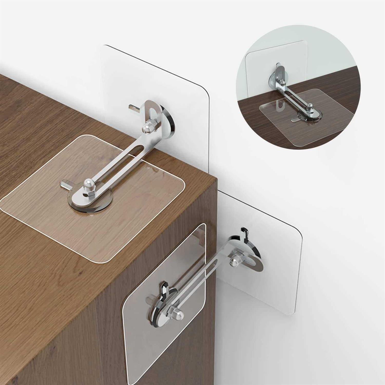 HQHC1996 Furniture Anchors Wall Anchors Anti Tip Furniture Anchors No Drill - Cheap Fitting