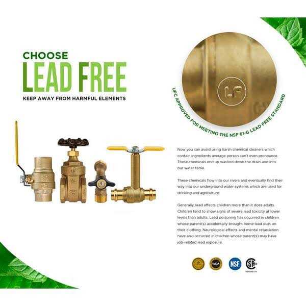 The Plumber’s Choice Brass Double-O-Ring Press Ball Valve - Cheap Fitting