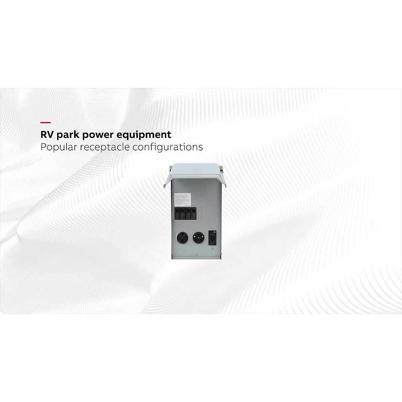 GE RV Panel with 50 Amp RV Receptacle and 20 Amp GFCI Receptacle - Cheap Fitting