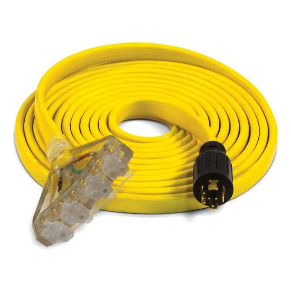 Champion Power Equipment Champion 100453 20 ft. 30A 125/250v Fan-Style Flat Generator Extension Cord - Cheap Fitting