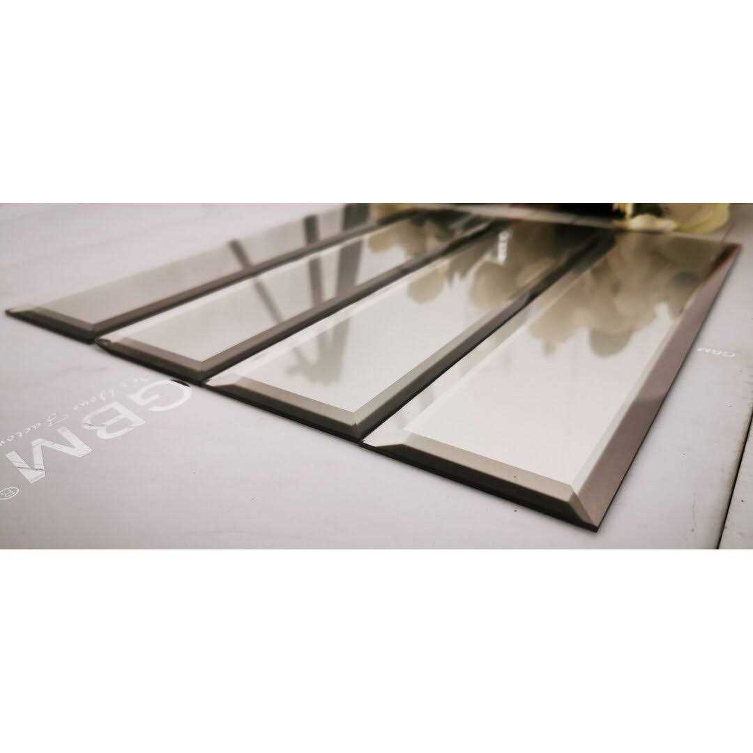 Abolos Frosted Elegance Joey 3 inch x 12 inch Glass Subway Tile in Glossy - Cheap Fitting