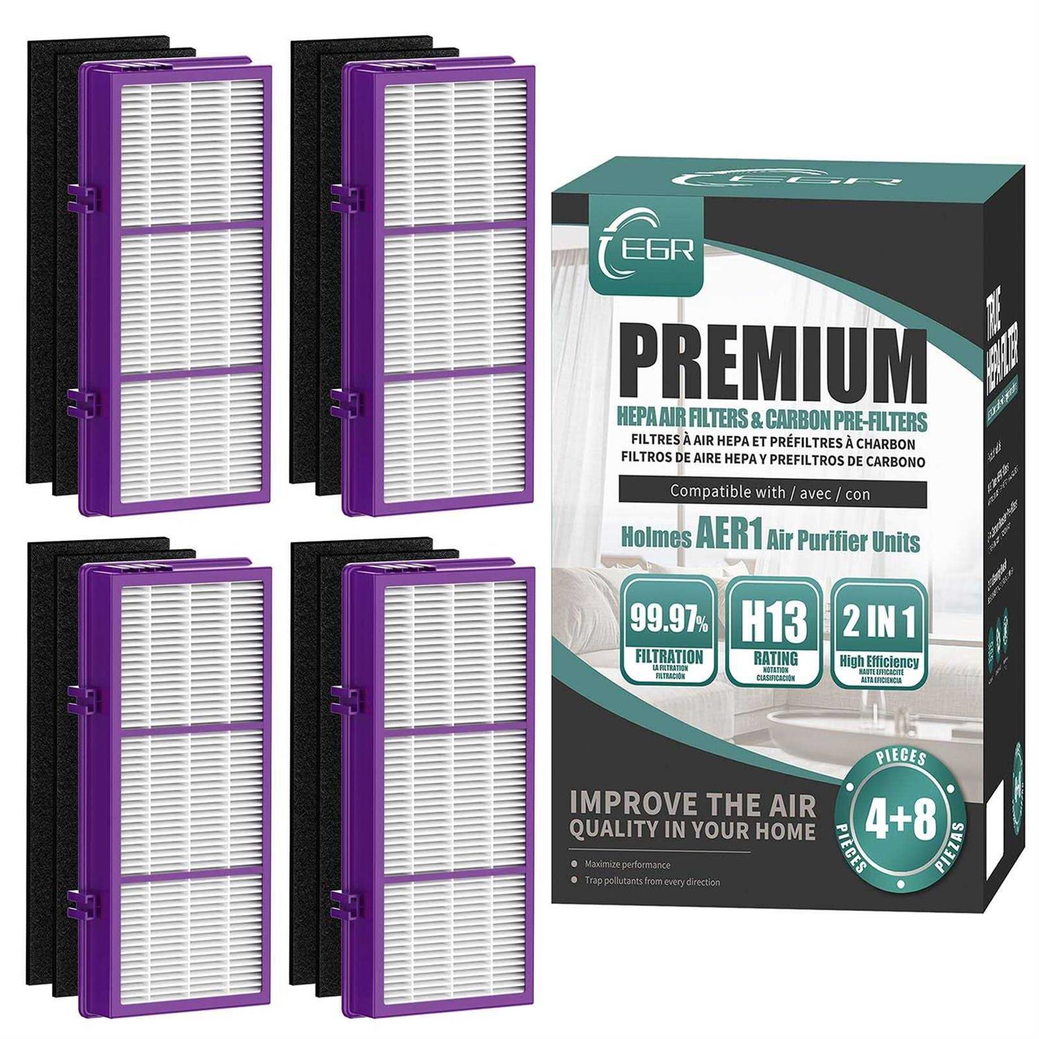 EGR Aer1 Filters for Air Purifier Holmes hapf300ap Performance Plus Filter for Holmes - Cheap Fitting