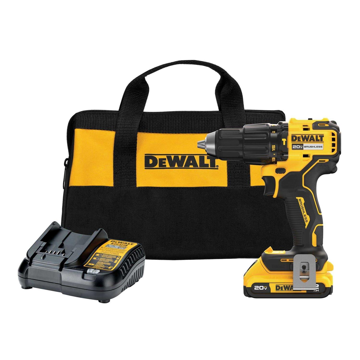 DeWalt DCD798D1 20V MAX Brushless Cordless 1/2 in. Hammer Drill Kit - Cheap Fitting