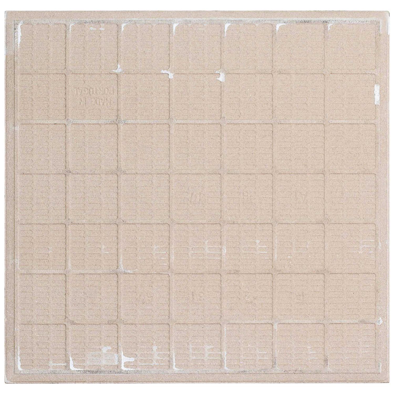 Teamson Kids Luv Passion Black/White/Blue/Gray 8 in. x 8 in. Smooth Matte Porcelain Floor and Wall Tile - Cheap Fitting