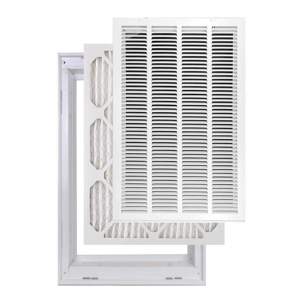 Venti Air 20 in. x 30 in. High Return Air Filter Grille with MERV 11 Filter Pre-Installed - Cheap Fitting