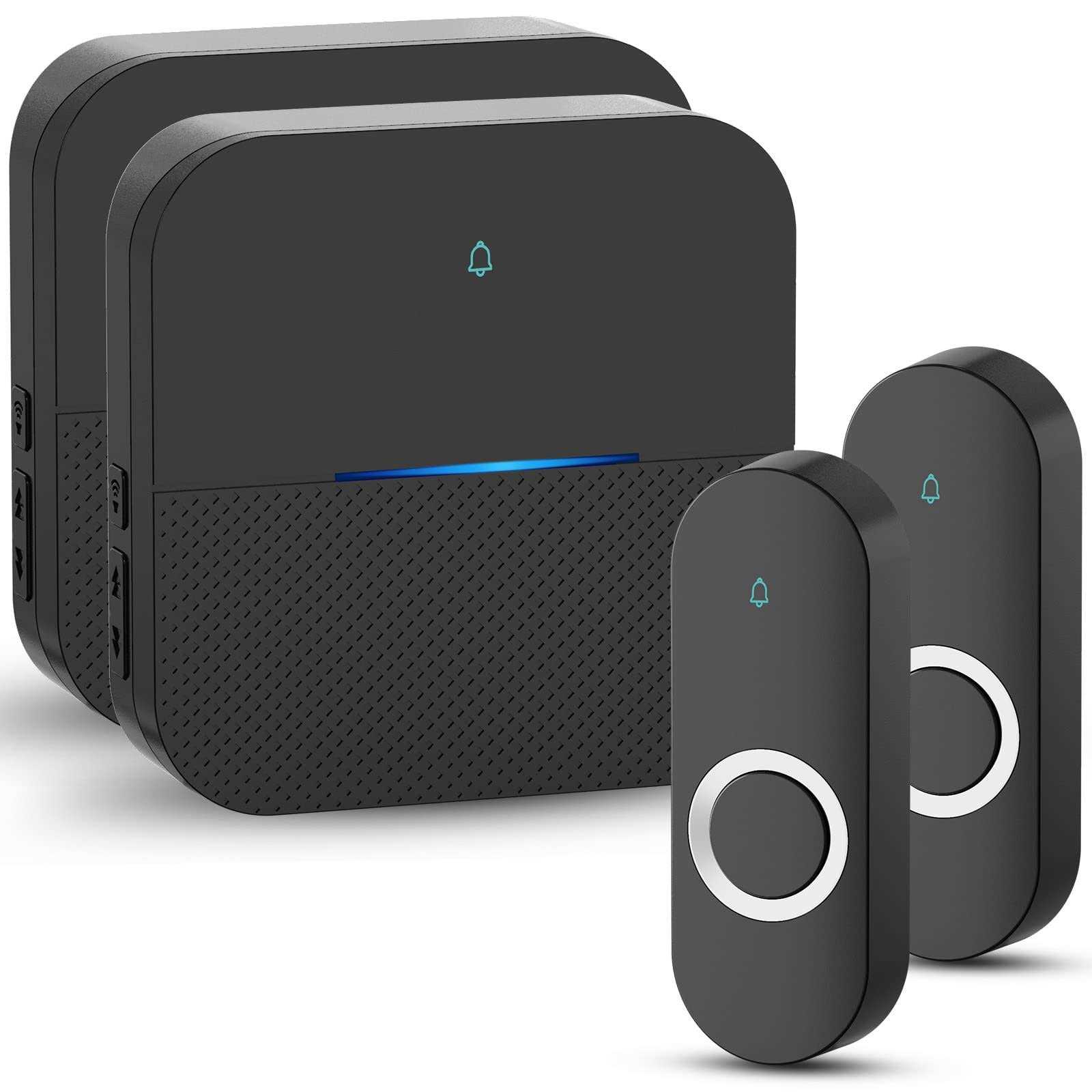 AIDA Lighted Wireless Doorbell Home Waterproof Doorbell 1,000ft Range - Cheap Fitting