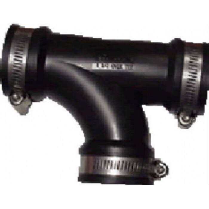 Fernco 4 in. Flexible PVC Qwik Tee PQT-400 - Cheap Fitting