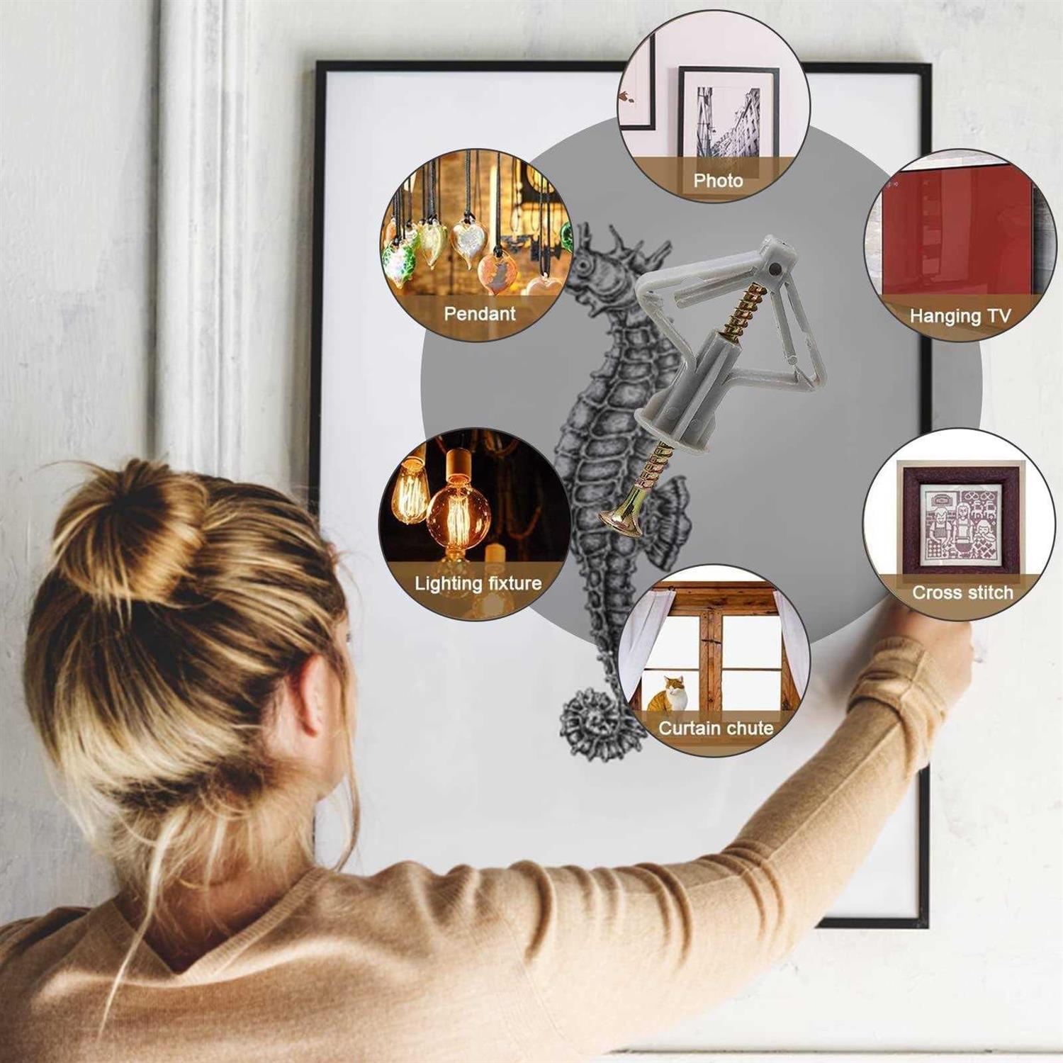 Drywall Anchor kit Hollow Wall Anchors with Screws ,self-Drilling Hollow Wall Anchor - Cheap Fitting