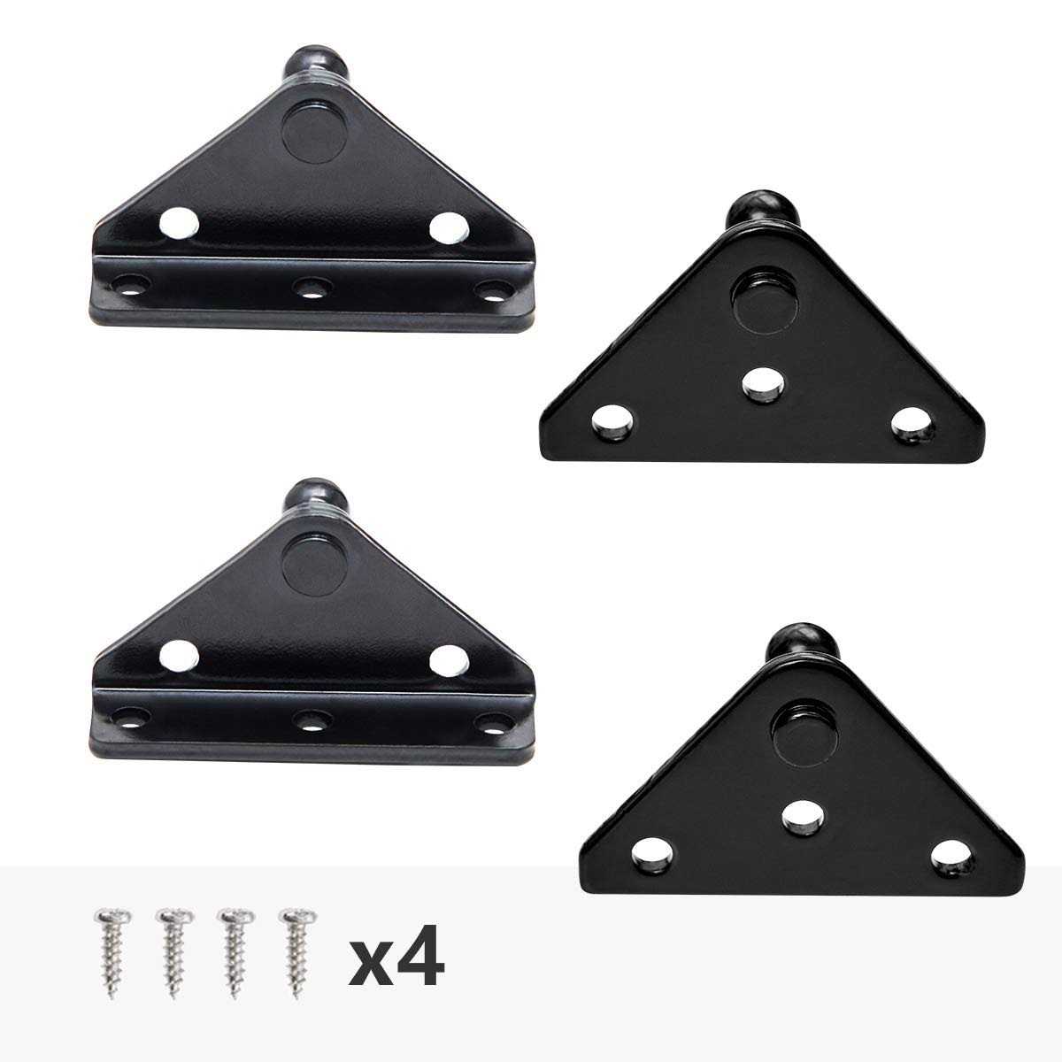 10MM Ball Stud Mounting Bracket for Gas Struts Lift Supports Shocks Spring Prop 4PCS	10MM Ball Stud Mounting Bracket for Gas Struts Lift Supports Shocks Spring Prop 4PCS - Cheap Fitting