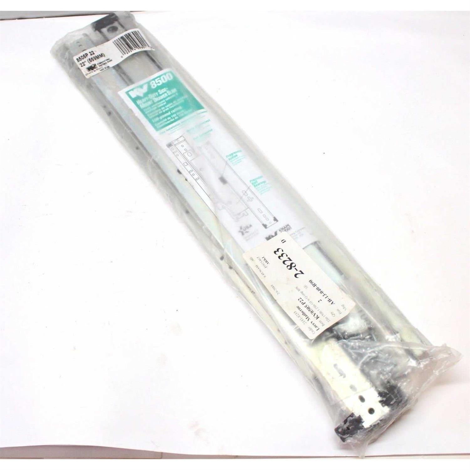 Knape & Vogt Heavy Duty File Lateral Overtravel Side Drawer Slide 8505P - Cheap Fitting