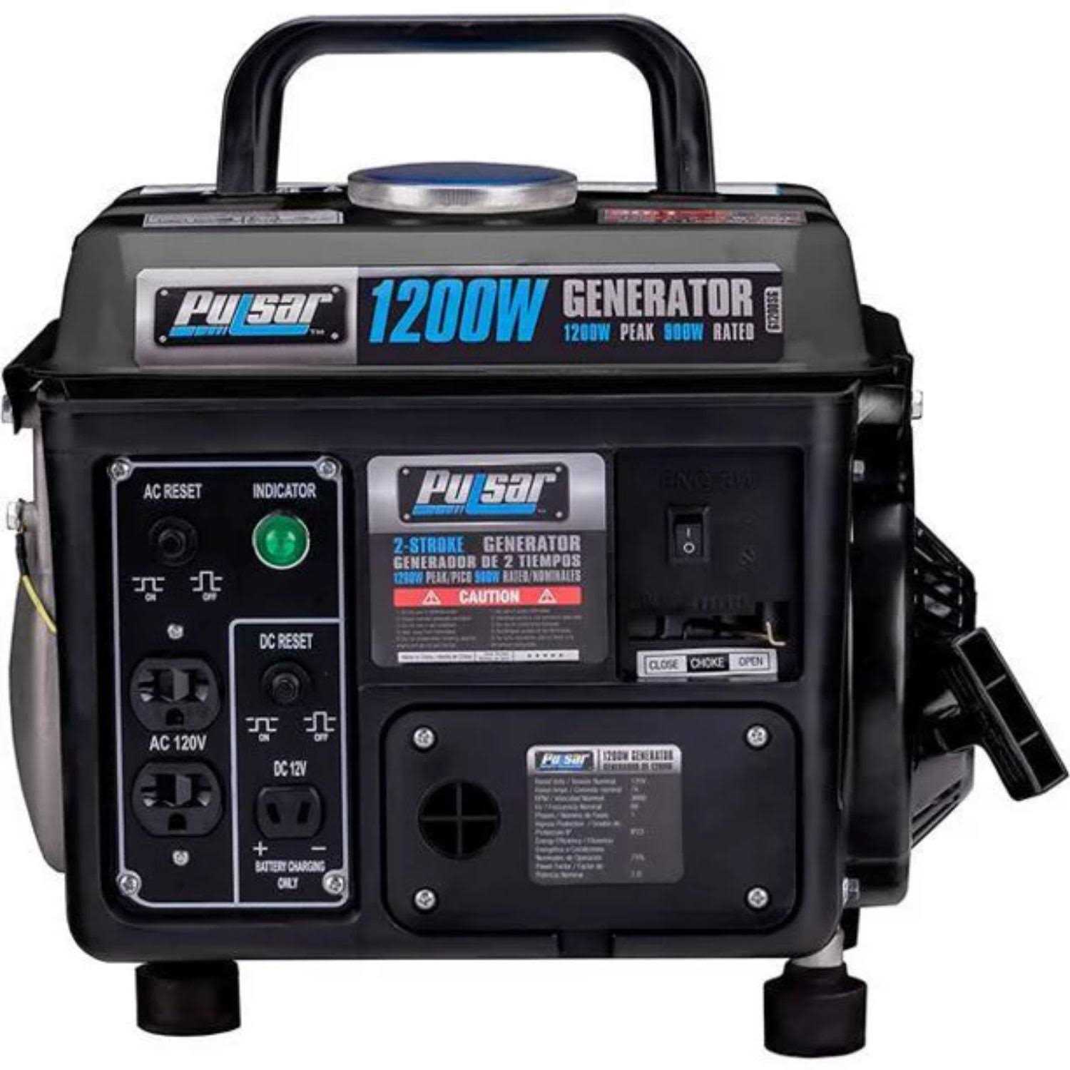 Pulsar G1200SG Portable Gas-Powered Generator with Carrying Handle - Cheap Fitting