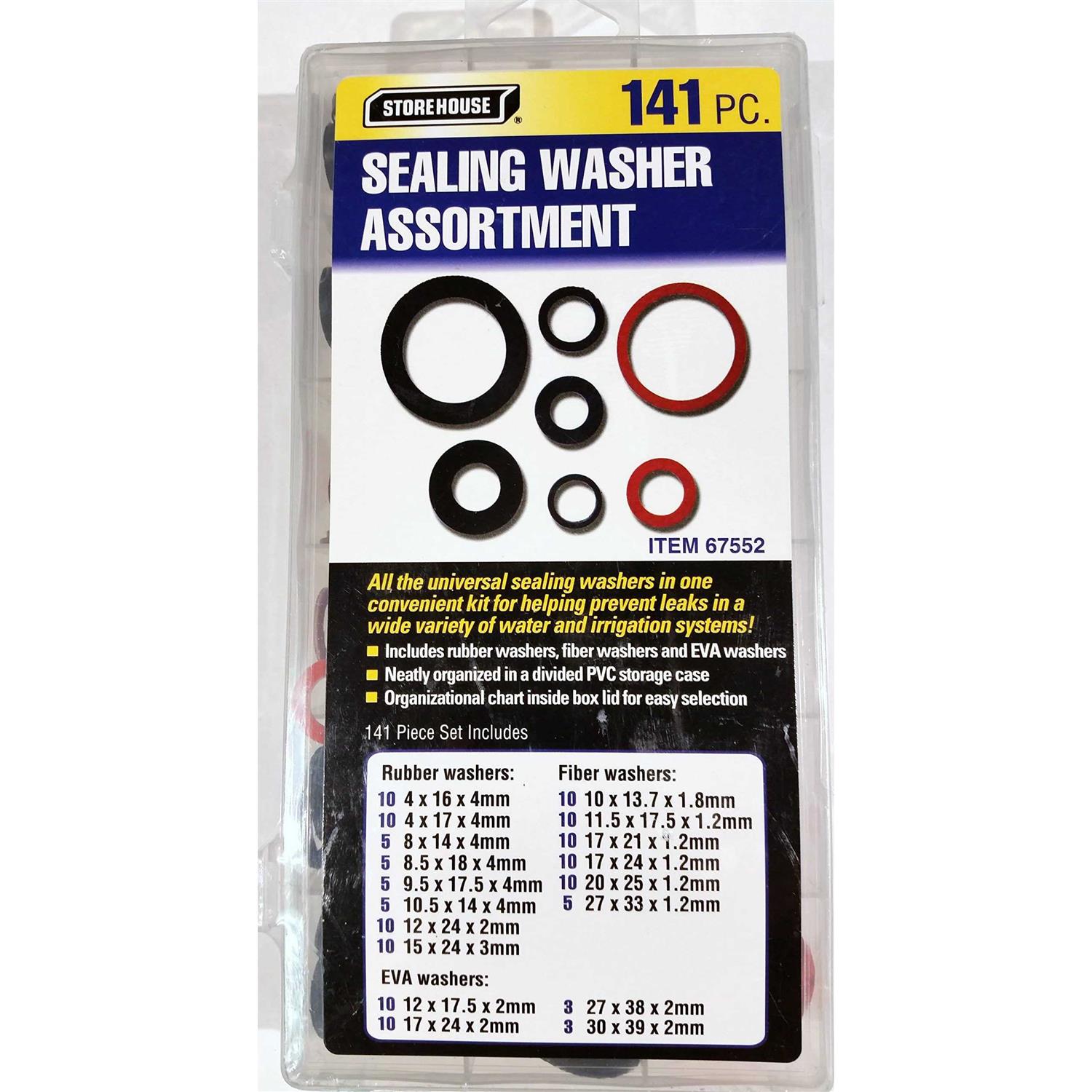 Storehouse 141 piece Washer/Seal Assortment - Cheap Fitting