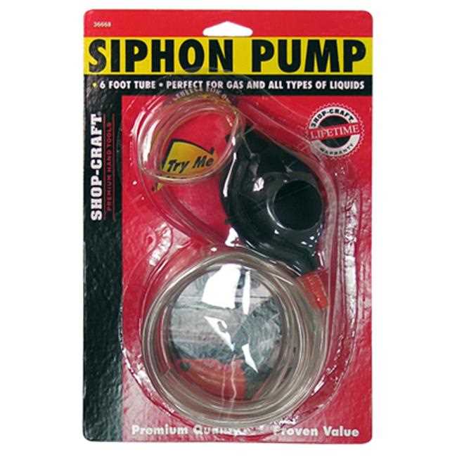 Custom Accessories Siphon Pump - Cheap Fitting