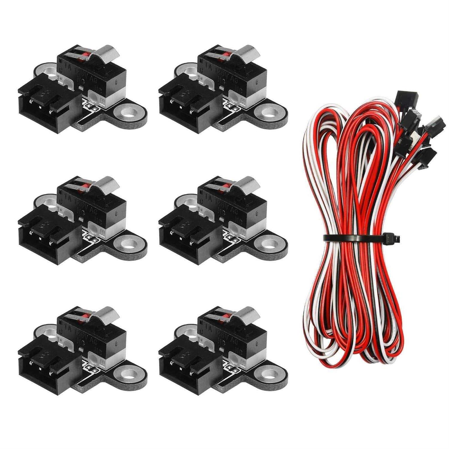 Genmitsu 6PCS Micro Limit Switches with 1M 3 Pin Cable for 3018-PROVer/3018-MX3/3018-PROVer Mach3/ 3018-PROVer V2 - Cheap Fitting