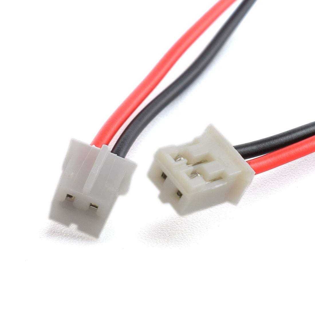 Sdtc Tech 3 Pack 9V Battery Snap to 2-Pin Ph2.0 Connector Cable I Type Battery Clip Lead Wire - Cheap Fitting