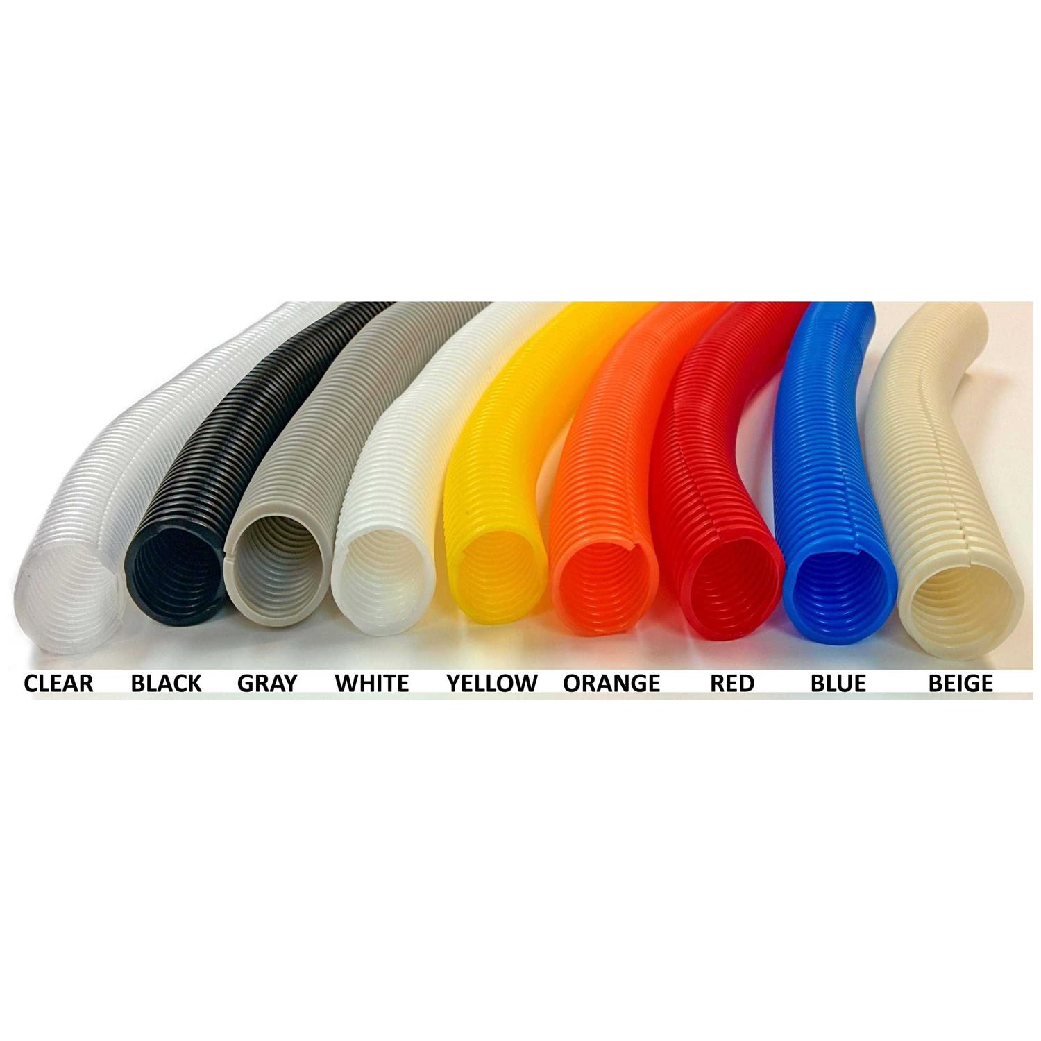 Electriduct Polyethylene Split Wire Loom Tubing - Cheap Fitting