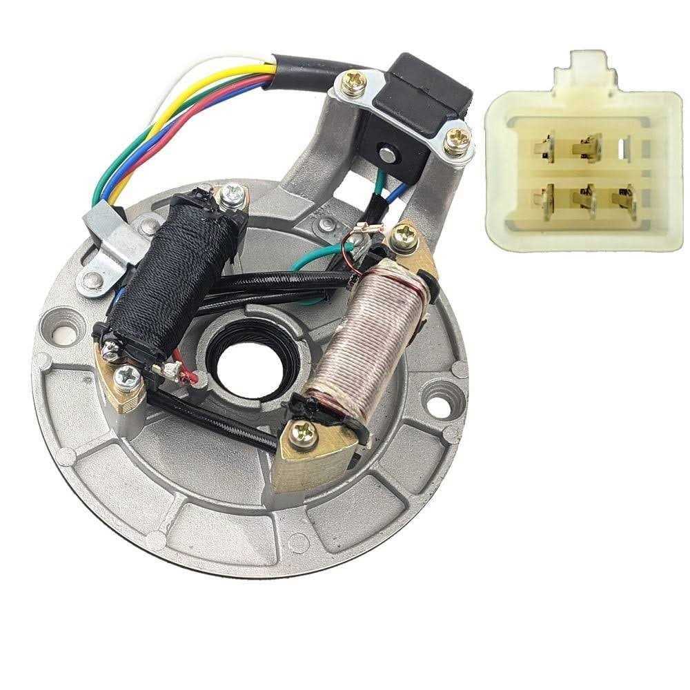 Stator Magneto 2 Coil 5 Wire for Apollo Dirt Bike Pit Bike DB 007 DB X5 X7 X18 50cc-125cc - Cheap Fitting