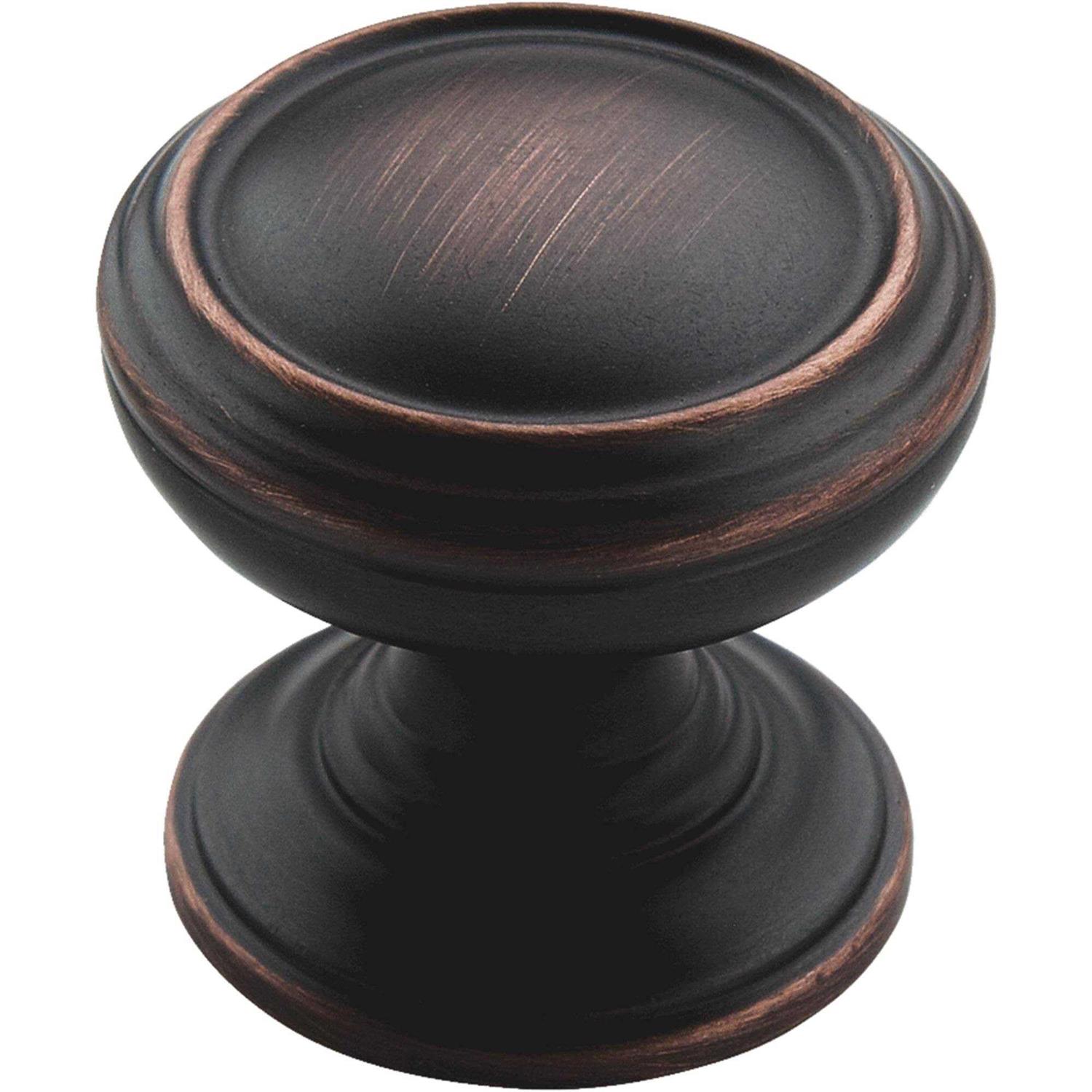 Amerock Revitalize Oil Rubbed Bronze 1-1/4 in. Cabinet Knob BP55342ORB - Cheap Fitting