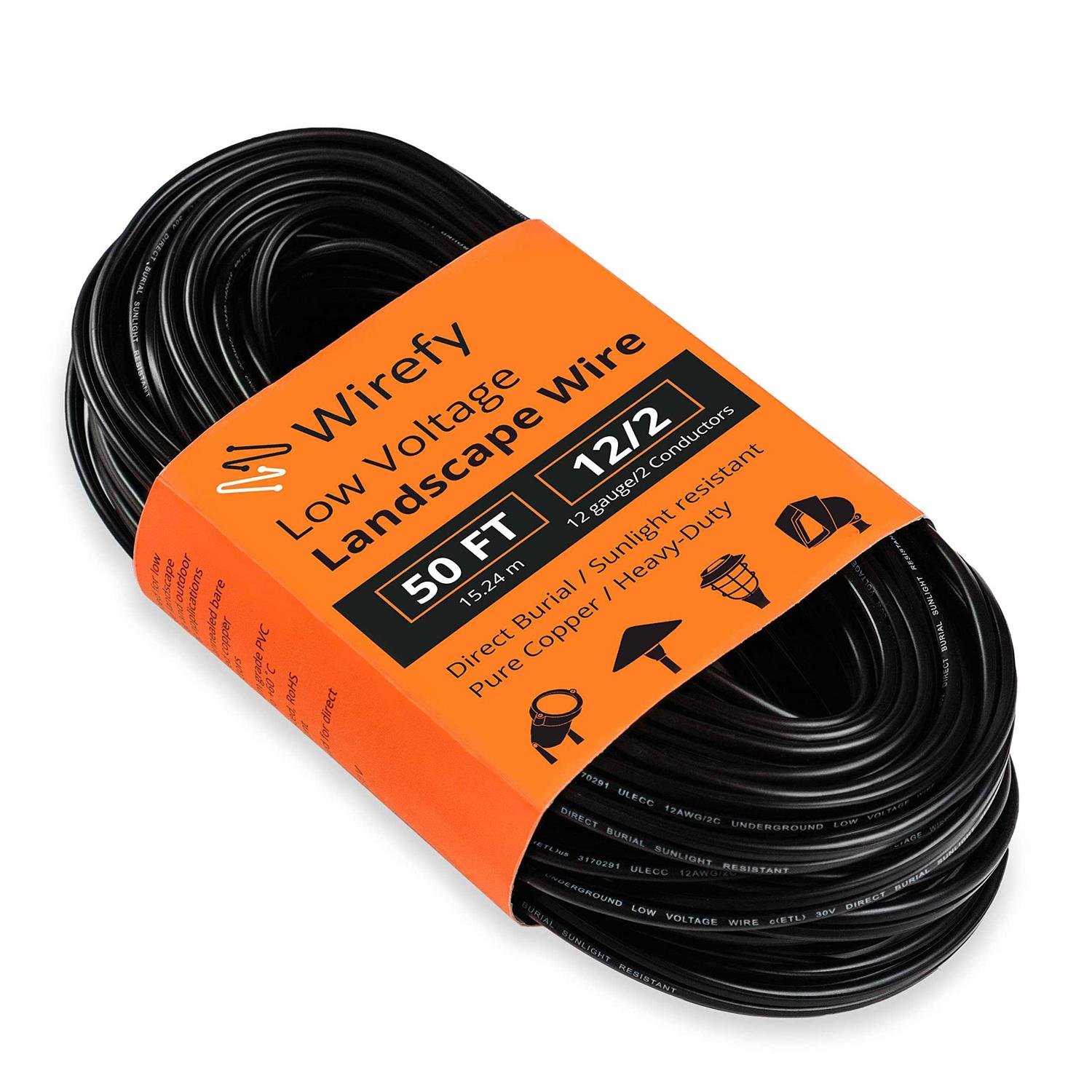 Wirefy Low Voltage Landscape Lighting Wire - Cheap Fitting