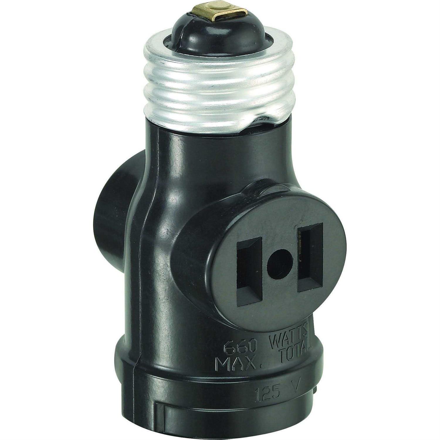 Leviton Socket Adapter Black 002-01403-000 - Cheap Fitting