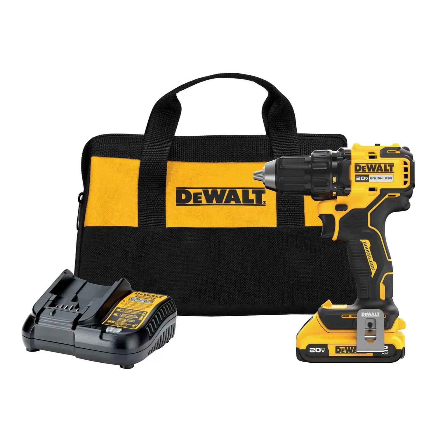 DEWALT DCD793D1 20V MAX Brushless Cordless 1/2 in. Drill/Driver Kit - Cheap Fitting