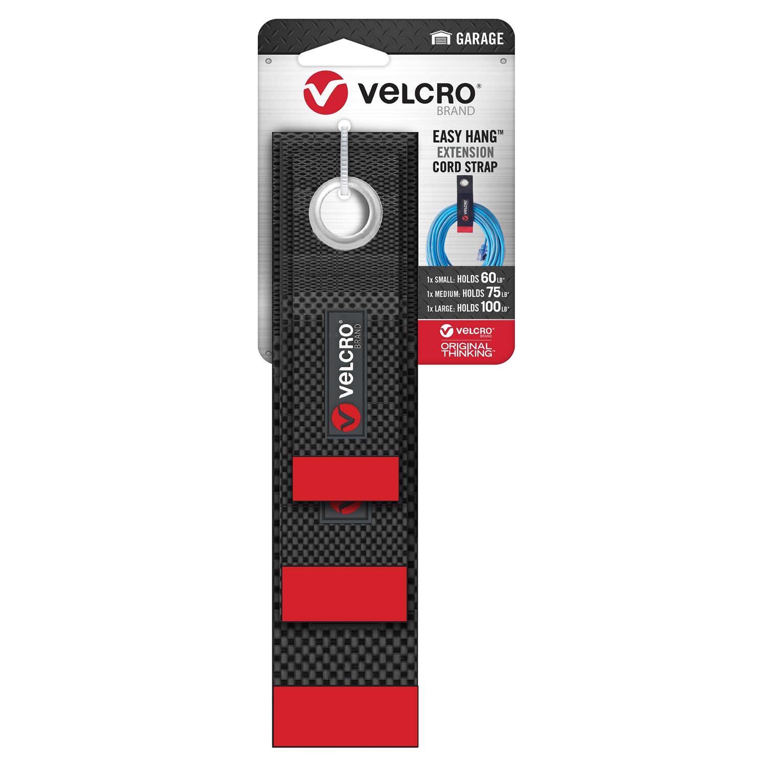 VELCRO Brand Easy Hang Extension Cord Strap - Cheap Fitting