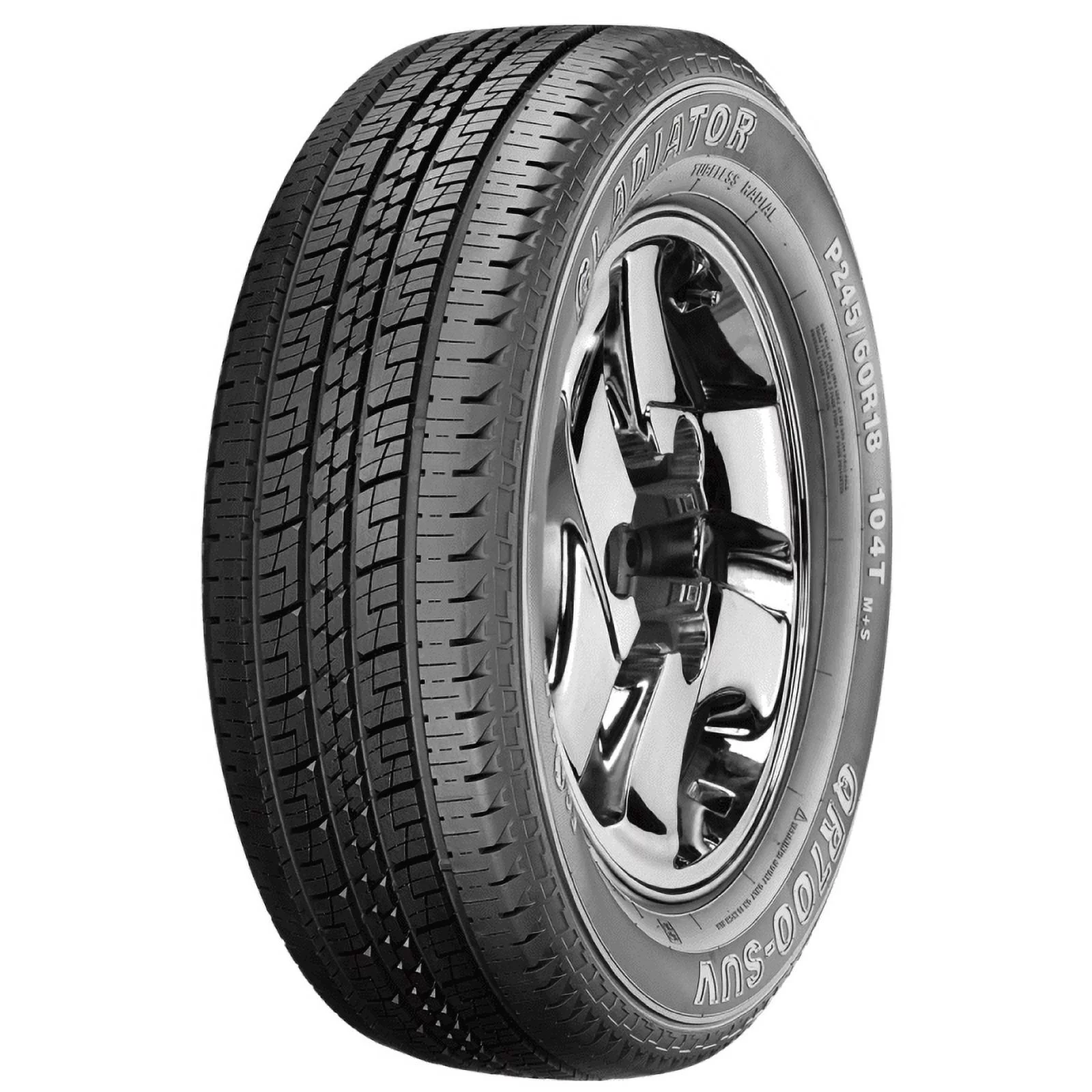 Gladiator QR700-SUV 235/55R19 105V XL A/S All Season Tire Fits: 2010-16 Chevrolet Equinox LTZ, 2017-18 Honda CR-V EX-L - Cheap Fitting