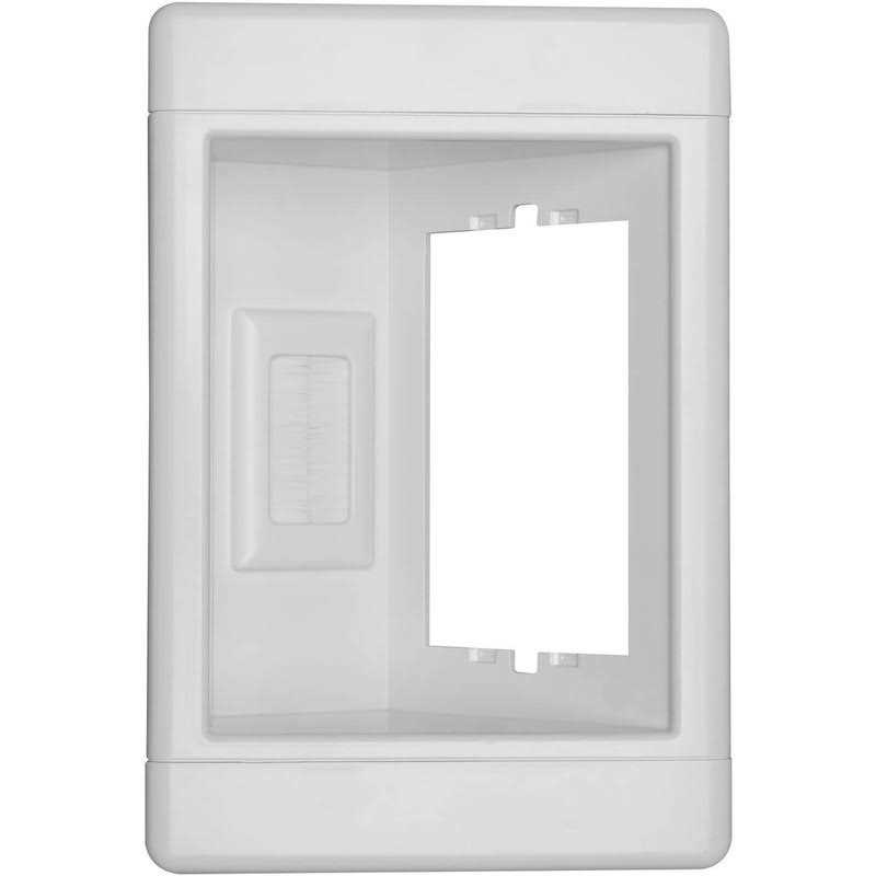 Legrand P&S TV1LVKITWCC2 Recessed TV Box 1-Gang Low Voltage Kit - Cheap Fitting