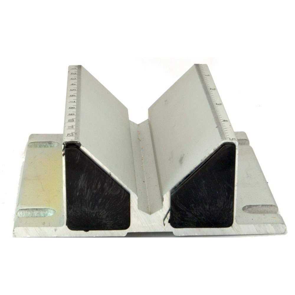 Central Purchasing, LLC Self-Centering Drill Press Jig with Ruler Markings; Heavy-Duty Extruded Aluminum - Cheap Fitting