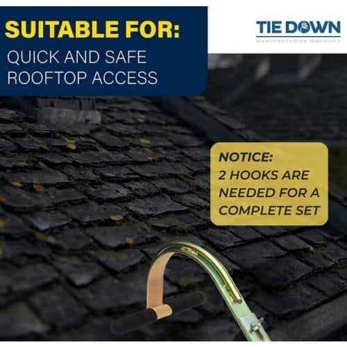 Roof Zone Ladder Hook with Wheel - Cheap Fitting