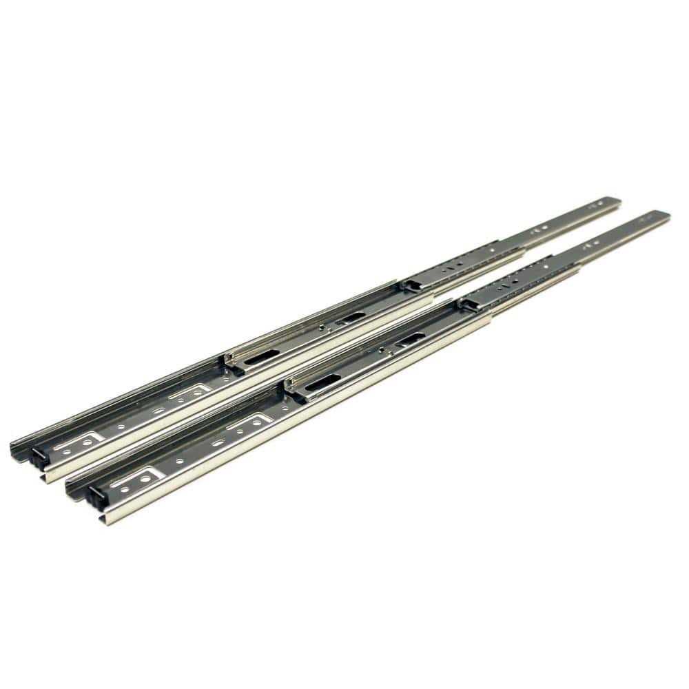 16 in. Side Mount Full Extension Ball Bearing Drawer Slide with Installation Screws 1-Pair - Cheap Fitting