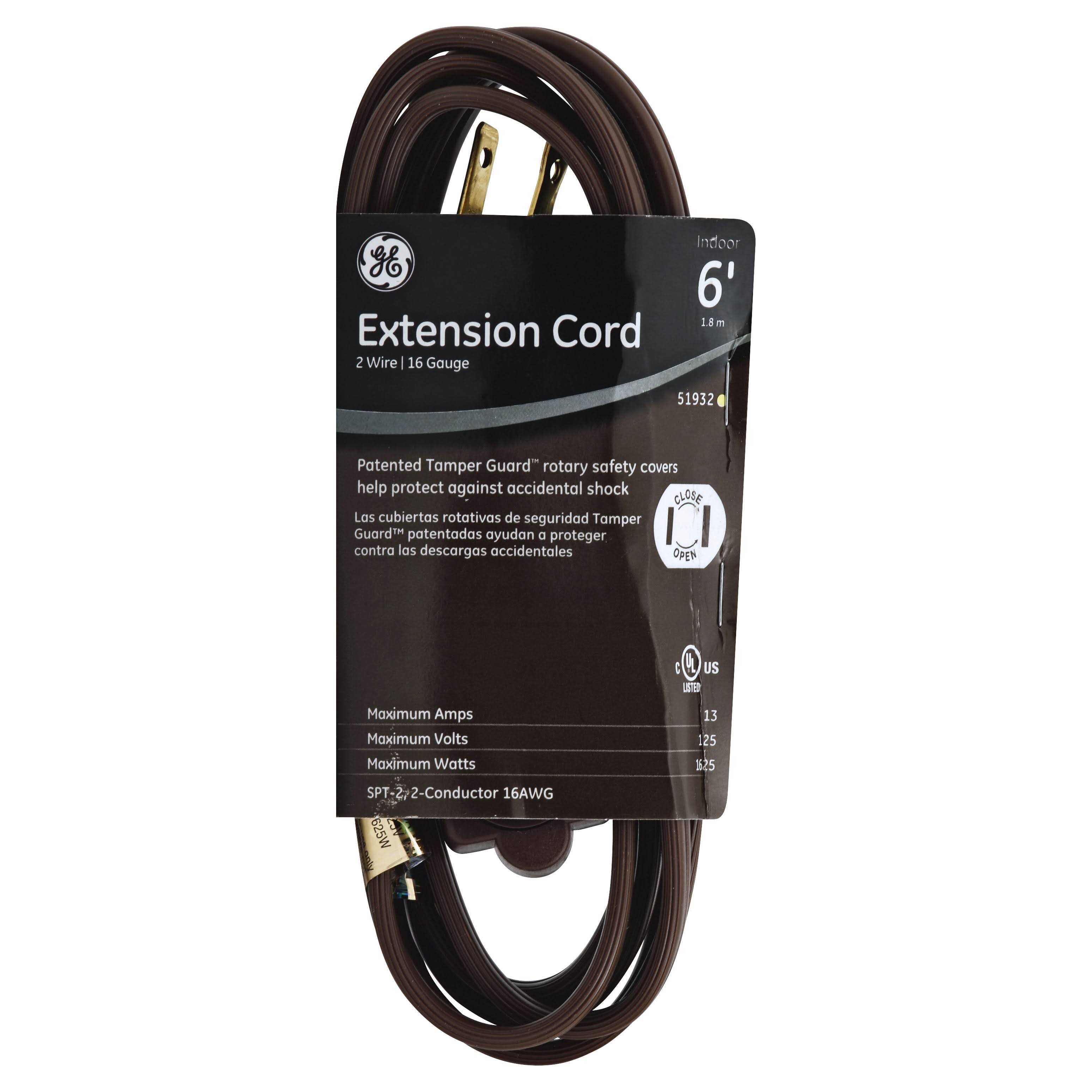 GE 6 ft Extension Cord - Cheap Fitting