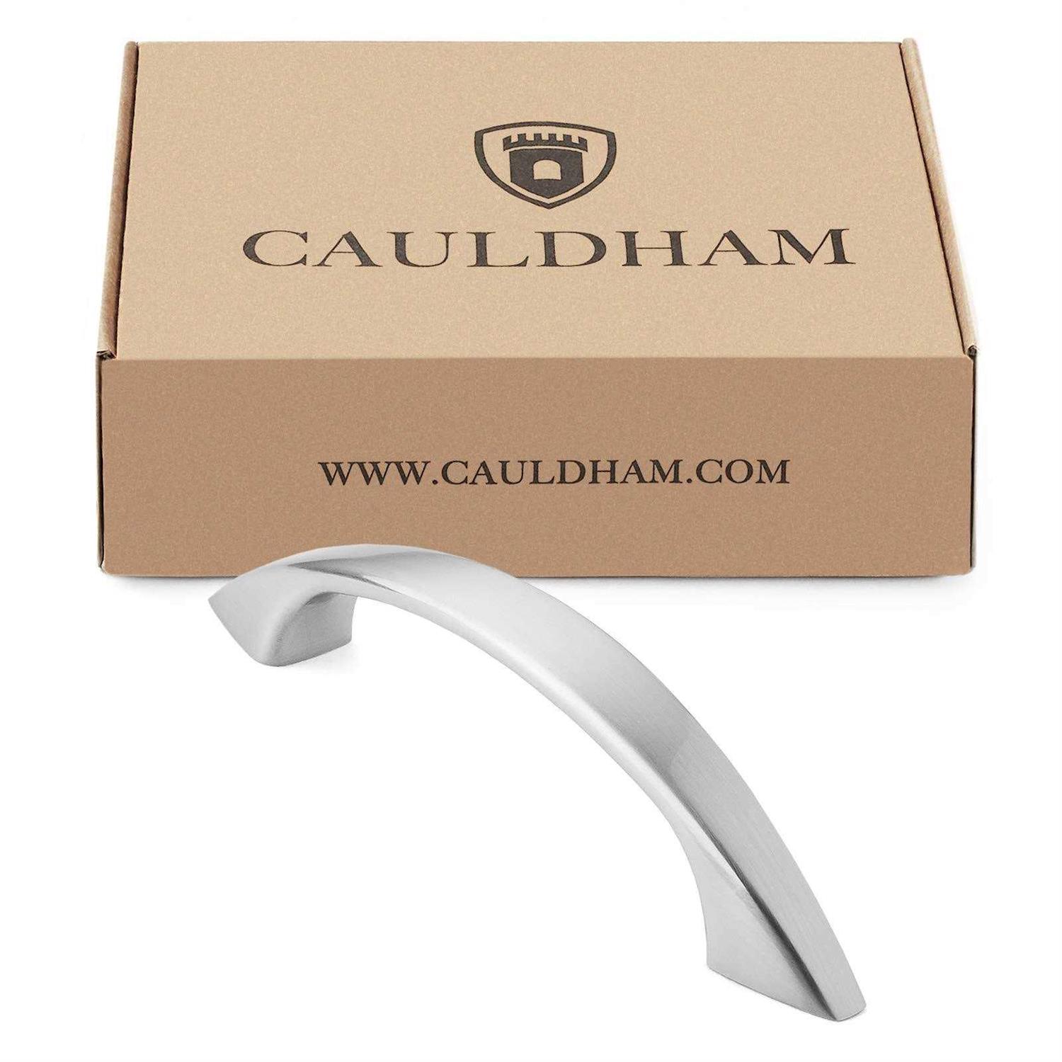 Cauldham Solid Kitchen Cabinet Arch Pulls Handles - Cheap Fitting