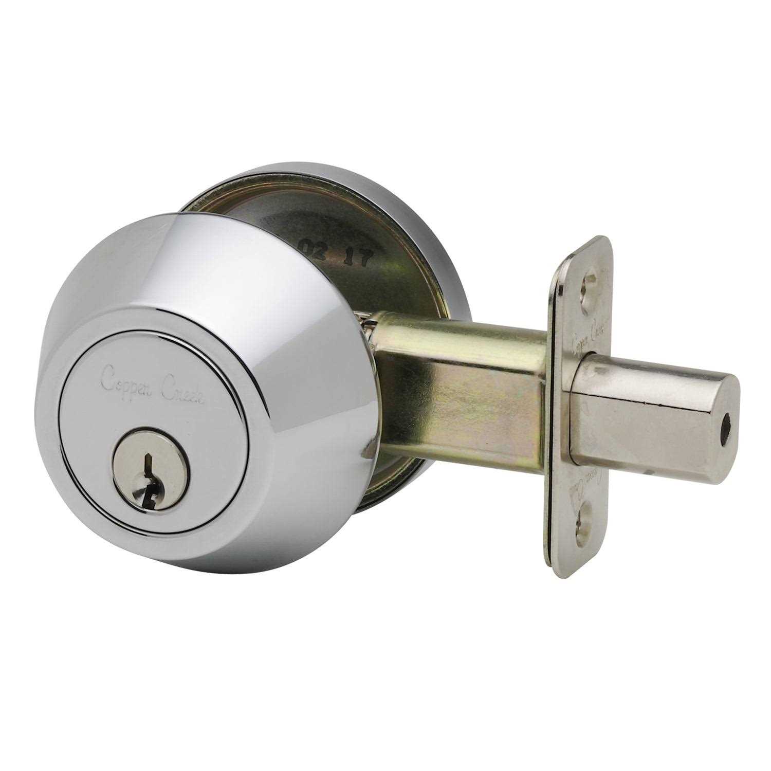 Copper Creek DB2410SS Single Cylinder Deadbolt - Cheap Fitting