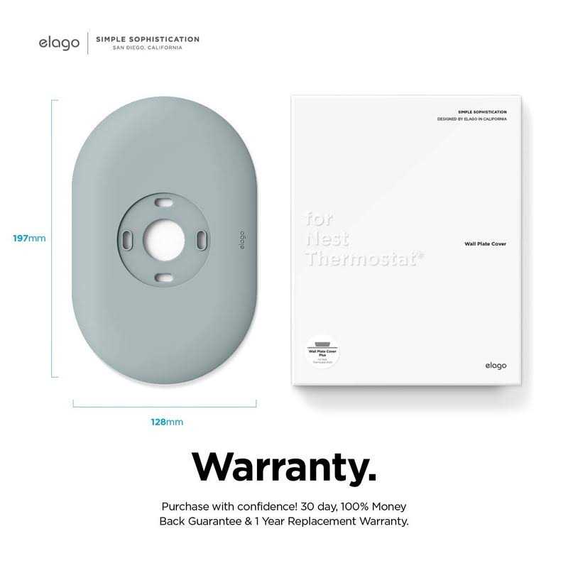 Elago Wall Plate Plus Google Nest Thermostat 2020 - Cheap Fitting