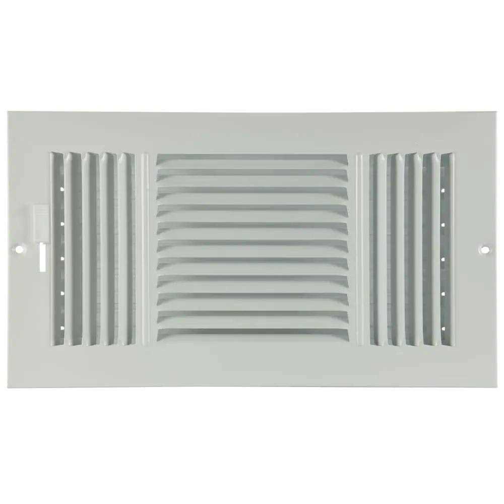ReliaBilt 12 in. x 6 in. 3-way Sidewall/Ceiling Register White 5131206WH - Cheap Fitting